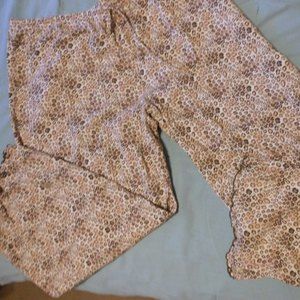 Animal Print Fleece Pajama Bottoms